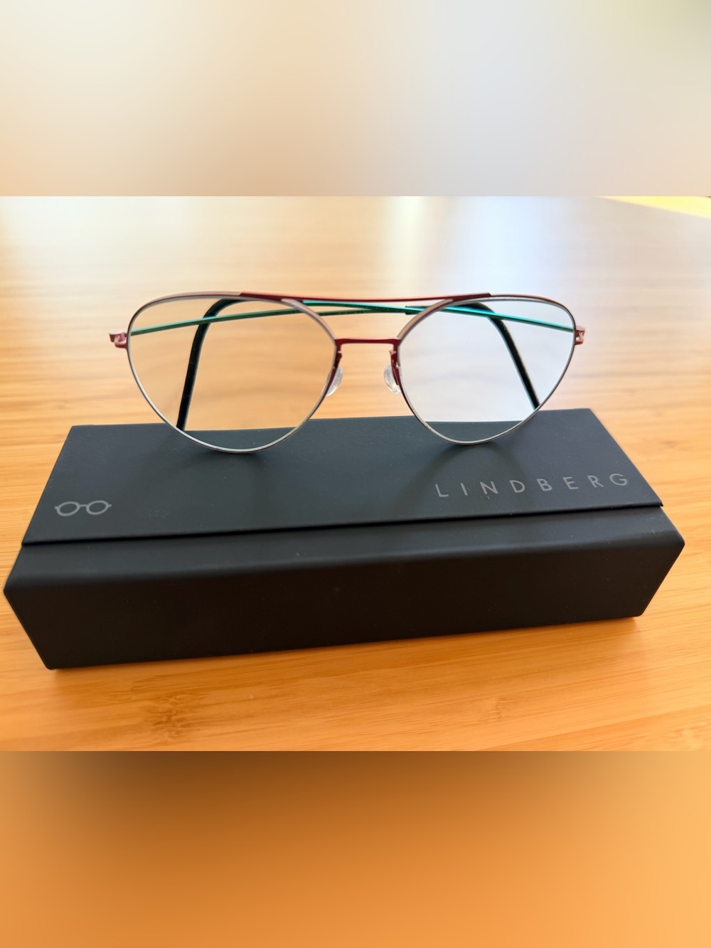 Authentic LINDBERG Thintanium 5529 Aviator Titanium Frames Only